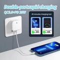 USB Type C PD 20W QC 3.0 Fast Charger Portable Wall Charger Adapter For iPhone 17 16 15 Pro Xiaomi Huawei Samsung EU US UK Plug