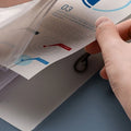 4 Rings Binder 12.59x9.76Inch Hold up 220Sheets Water Resistant for Student Teacher Office Workers Presentation Folder