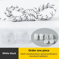 Spring Lock Shoelaces No Tie Shoe Laces Sneakers Round Elastic Shoelace Kid Adult Quick Without Ties Shoestrings Rubber Bands