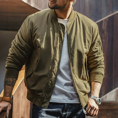 Maden Reversible MA-1 Flight Jackets for Men Baseball | SAMAG