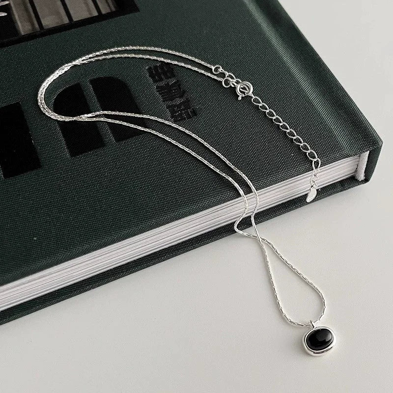 VENTFILLE 925 Sterling Silver Bead Geometry Necklace | SAMAG