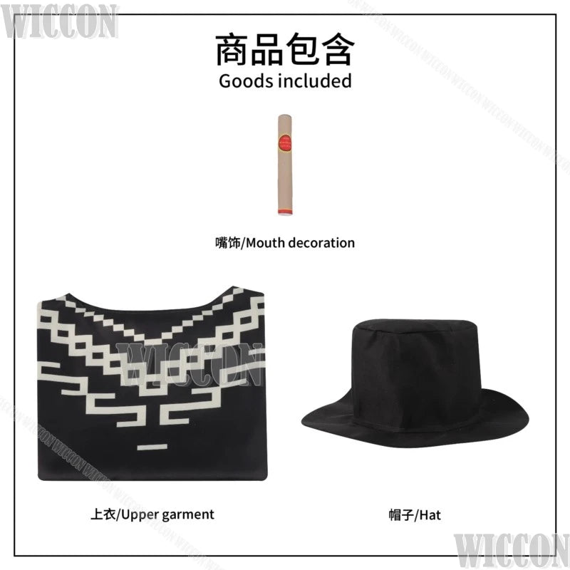 Movie Cosplay Clint Eastwood Poncho Cowboy Serape Aztec Pattern Black Fringed Shawl Cape Cloak Hat Halloween Navidad Comic Con