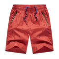 Men's Camo Shorts Elastic Waistband Casual Cargo Hiking | SAMAG