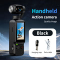 Portable HD 4K Action Camera Manual 90 180 Degree Rotation For YouTube Vlog Video Recording Record Life Handheld Action Camera