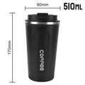 Thermo Cafe Coffee Mug 380/510ML Car Thermos Mug Leak_Proof Travel Thermo Cup for Tea Water Coffee Double Stainless Steel