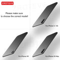 For iPhone X XR Case ZROTEVE Luxury Ultra Thin Frosted Hard PC Cover For Apple iphone XR XS Max iPhonex 10 iPhone10 Phone Cases