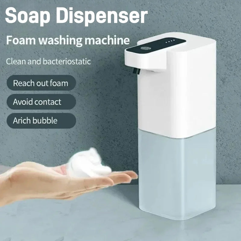 USB Rechargeable Automatic Foaming Soap Dispenser, Touchless Sensor Foam Dispenser 320ml Wall Mount Gift for Home Kitchen