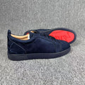 High Street Men's Increased Lace-up Round-headed Casual Shoes Red Shoes New 2026 Men's Fashion Low-cut Blue Casual Shoes