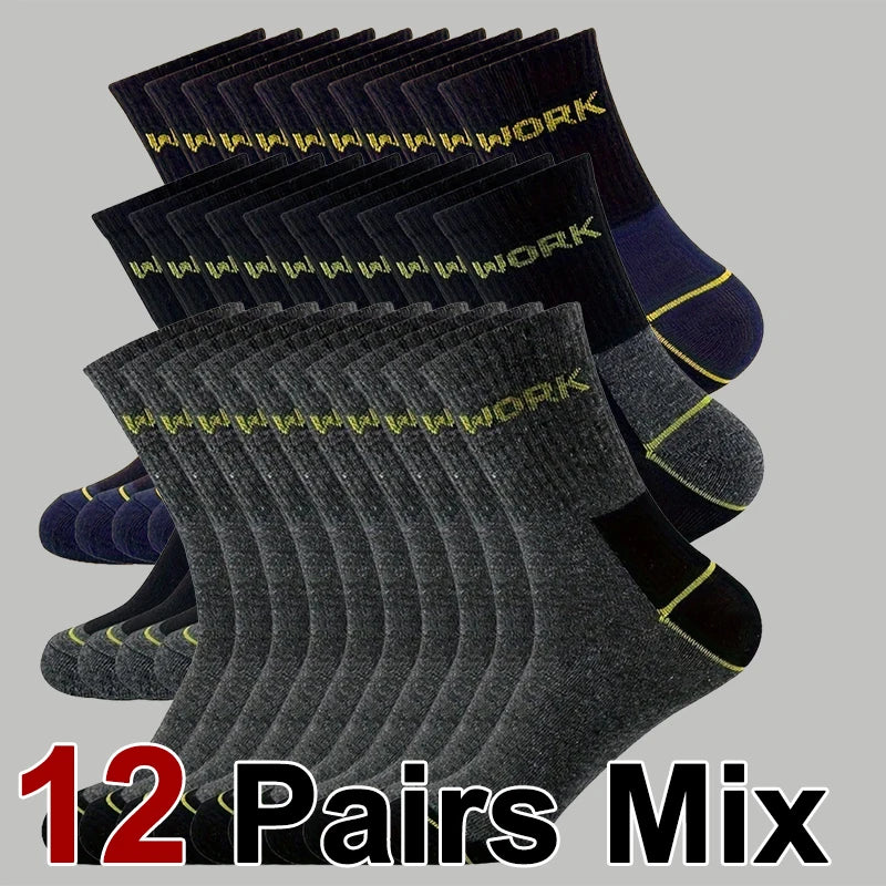 Pairs High-Quality Men Business Odor Proof Mid Tube Socks | SAMAG
