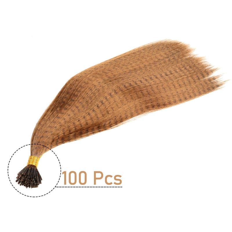48Pcs Women's Colorful Synthetic Hair Extensions Set 38 Colors Tinsel Wig 26 Colors Feather Extensions Tool Kit for Hairdressing