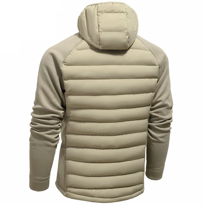 Men's Jacket Stand Collar Mens Parka Winter New Down Jacket Fleece Warm Jackets Men Business Leisure Coat Baseball Coats 88626