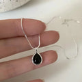 VENTFILLE 925 Sterling Silver Bead Geometry Necklace for Women Girl Korean Design Versatile Choker Jewelry - Visuel 9 | SAMAG