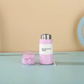 Stainless Steel Mini Thermos Cup 150/250ml with Straw Pocket Insulated Cup One-button Opening Leak-proof Thermal Mug