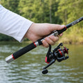 New Style Lure Fishing Equipment All-in-One Tackle Kit for Starter Anglers,Lightweight Fiberglass Fishing Rod Full Fishing Set