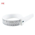 1pc Ring Sizer Measure Plastic UK US EU JP HK Size Loop Ring Size Measuring Tools Finger Gauge Ring Sizer Jewelry Sizing Tool