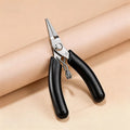 Stainless Steel Mini Needle Nose Pliers Curved Nose Pliers Jewelry Making Hand Tool Pliers for DIY Bracelet Jewelry Making Tools