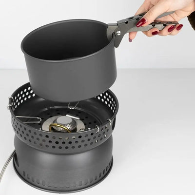 New Camping XBL100 - Q1 Stove Pots Cooking System Set 2 1 | SAMAG