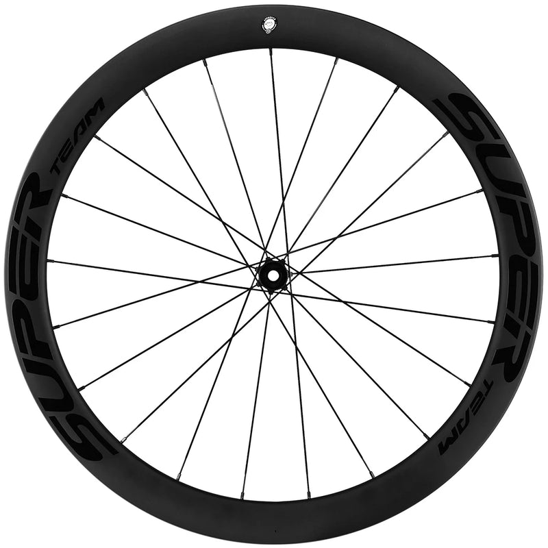SUPERTEAM 700C Disc Brake Carbon Wheels UCI Quality Carbon Rim Tubeless Clincher Road Bike Wheels HG/XDR