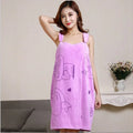 Women Bathrobe Wearable Bath Towel Superfine Fiber Towels Soft and Absorbent Chic Towel For Autumn Hotel Home Bathroom Gifts