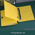 Office Supplies 2/3/4-Ring Binder A4 Folder For Documents Paper File Organizer A4 Binder Folder
