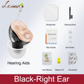 Hearing Aid Invisible Adjustable Wireless Hearing Aids Mini CIC Left/Right Ear Sound Amplifier For Adults Elderly Severe Loss