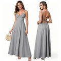 New Elegant Dress Spaghetti Strap Backless Corset Long | SAMAG