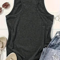 I'M JUST A Sweetheart Wiht A Temper Letter Print Women Tank Top Sleeveless Casual Summer New Crew Neck Tops for Women Clothes