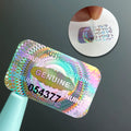 300/600/1200 pcs Security Seal Tamper Proof Stickers Holographic Warranty Void Laser Label with Serial Number Adhesive Labels