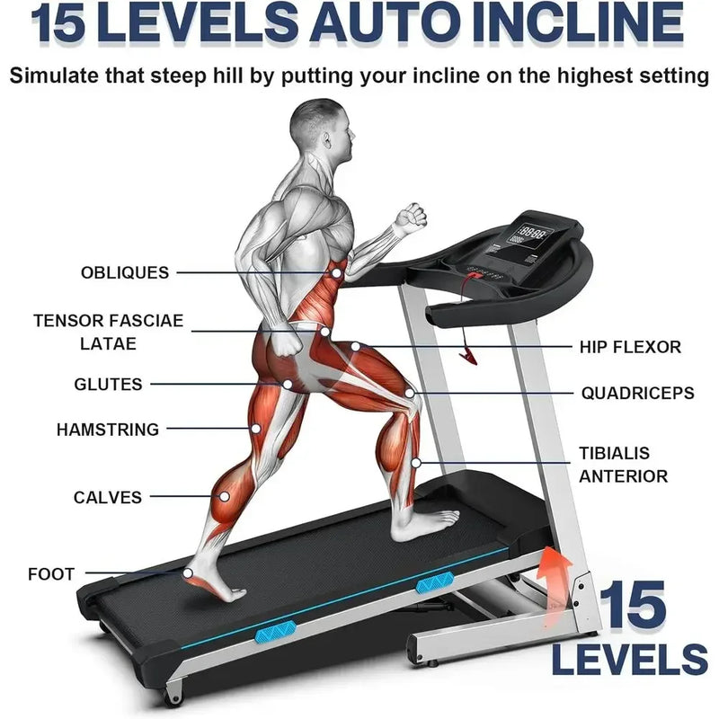 High-Capacity Treadmill for Home Use: 400LBS Capacity | SAMAG