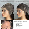 Widow's Peak M Hairline 13x6 HD Lace Front Wig 100% Human Hair Wig Silky Straight 13x4 HD Lace Frontal Wig Bleached Knots HD Wig