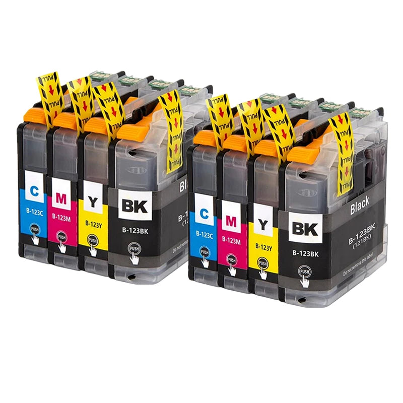 LC123 LC-123 LC 123 XL LC123XL Ink Inkjet Cartridges For Brother MFC J4410DW J4510DW J4610DW J4710DW J470DW J6920DW
