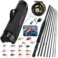 Goture 2.7M Fly Fishing Rod And Reel Combo Set Carbon cork handle Medium-fast Fly Rod Fly Reel & Line &Tool Accessories