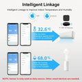 Tuya WiFi Zigbee Temperature Humidity Sensor Smart Home Indoor Hygrometer APP Remote Control  Work with Yandex SmartLife Alexa