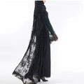 Eid Sequins Abaya Dubai Kimono Open Kaftan Muslim Dress | SAMAG