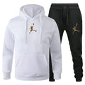 Autumn_Winter Men's jogging Fitness sportswear Set_ Fashionable long - sleeved sweatshirt + casual pants 2 - View 8 | SAMAG