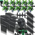 Garden Automatic Watering System Drip Irrigation Kit 4-Way 4/7mm to 3/5mm Hose Dripper for Pot Plant Vegetable Bonsai Greenhouse