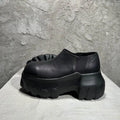 Men's Casual Shoes Oxford Genuine Leather Women Luxury High Street Autumn Flats Black Platform Loafers Designer Man Sneakers