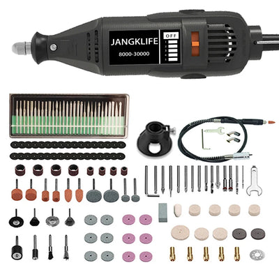 JANGKLIFE 110V 220V Power Tools Electric Mini Drill Die Grinder Engraver Polisher with Rotary Set Kit For 3000 4000 | SAMAG