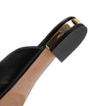 CHCH Women's Muller Shoes 2026 New High Quality Cow Leather Women's Flat Shoes Round Head