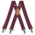 Deepeel 3.5*120cm Men's Adult Suspender X - Type Braces 4 Clips Hook Buckles Adjust Strap Elastic Belt - Visuel 10 | SAMAG