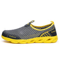 Men Casual Shoes Summer Fashion Men's Shoes Fashion Breathable Slip On Mesh Shoes Soft Comfortable Size 45