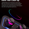Original PXN CB1 Racing Game Central Control Box with Fixture, Equipped with 30 Programmable Buttons, PC Racing Game Controller