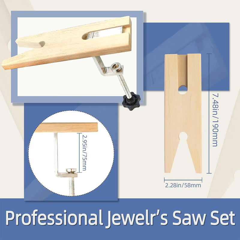 Professional Jewelry Wax Carving Kit with Ring Molds Saw Files and Lost Wax Casting Tools for Ring Making