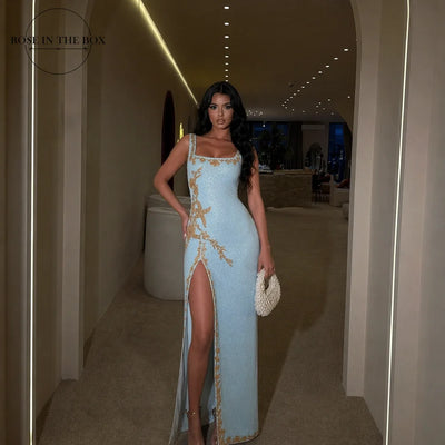 ROSEINTHEBOX Customized Mermaid Long Beaded Evening | SAMAG