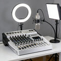 Professional 8/12/16-channel DJ audio mixer 7EQ 99DSP +48V stage meeting Bluetooth USB flash drive MP3 effect Sound mixer