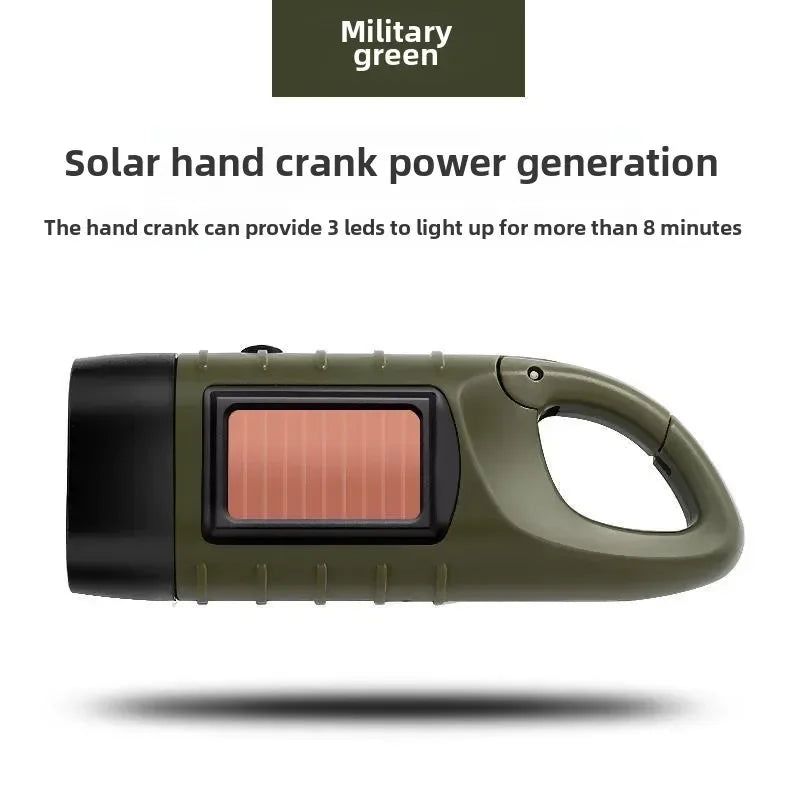 Multi Functional Solar Powered Hand Cranked Charging LED - View 2 | SAMAG