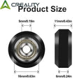 Creality 3D Printer POM Wheel Plastic Pulley 625zz Linear Bearing for Ender 3 series/Ender5 Series/CR 10 Series 3D Printer Parts