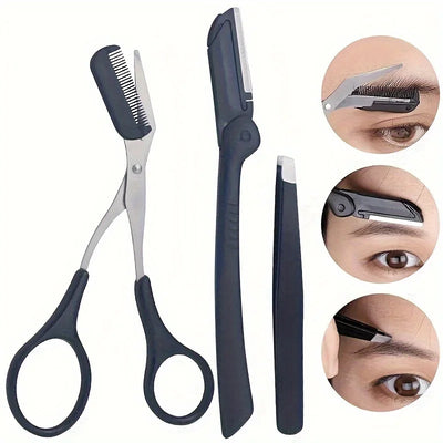 Eyebrow Kit For Women And Men Stainless Steel Grooming | SAMAG