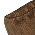Natural Human Hair Sew-in Double Weft Extensions 50G 12-22 Inch Machine-Remy Full Head Bundle for Hair Extensions