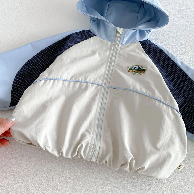 1-6Y Kids Casual Sets And Outfits Boys Color-block Hooded | SAMAG